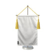 Fanion table drapeau blanc en polyester