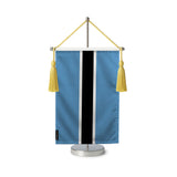 Fanion table drapeau botswana en polyester
