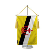 Fanion table drapeau brunei en polyester