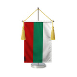 Fanion table drapeau bulgarie en polyester