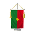 Fanion table drapeau burkina faso en polyester