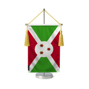 Fanion table drapeau burundi en polyester