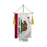Fanion table drapeau californie en polyester