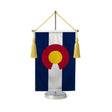 Fanion table drapeau colorado en polyester