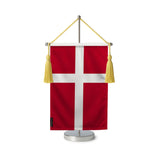 Fanion table drapeau danemark en polyester