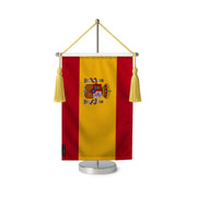 Fanion table drapeau espagne en polyester