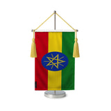 Fanion table drapeau éthiopie en polyester