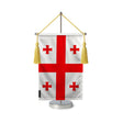 Fanion table drapeau géorgie en polyester