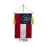 Fanion table drapeau géorgie en polyester