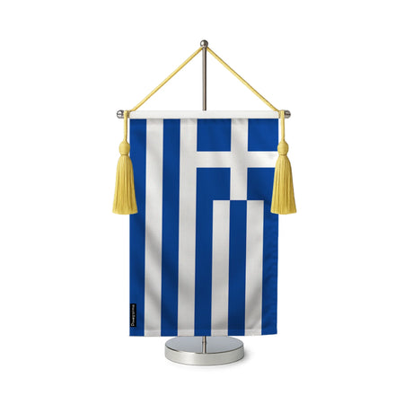 Fanion table drapeau grèce en polyester