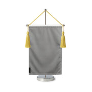 Fanion table drapeau gris en polyester