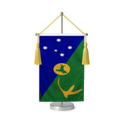 Fanion table drapeau île christmas en polyester