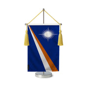 Fanion table drapeau îles marshall en polyester