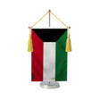 Fanion table drapeau koweït en polyester