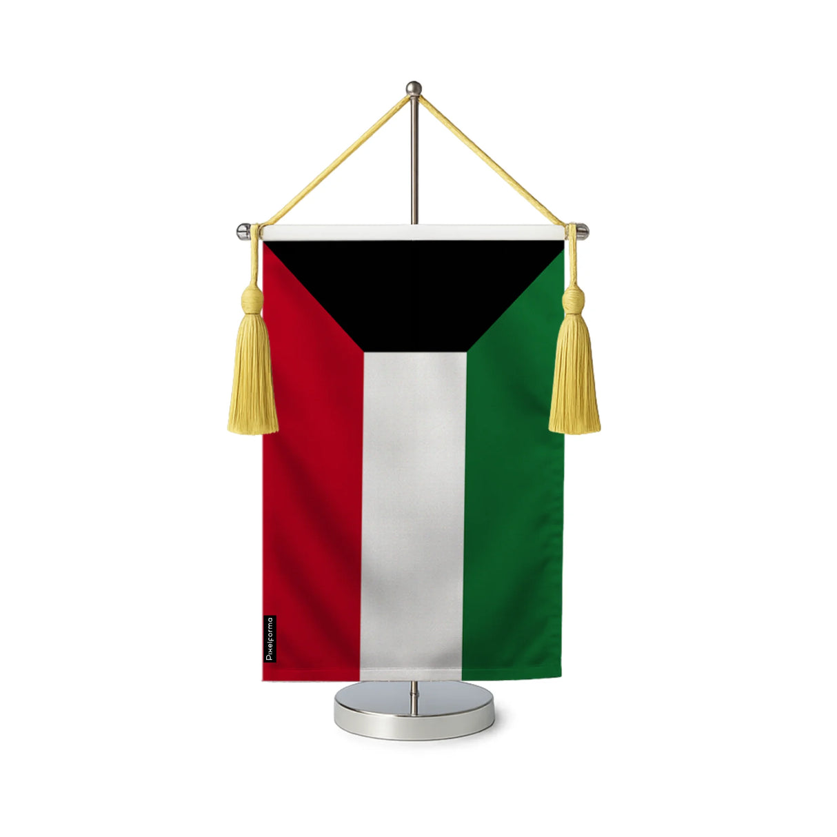 Fanion table drapeau koweït en polyester