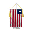 Fanion table drapeau liberia en polyester