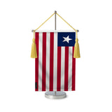 Fanion table drapeau liberia en polyester