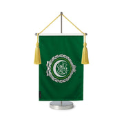 Fanion table drapeau ligue arabe en polyester