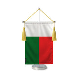 Fanion table drapeau madagascar en polyester