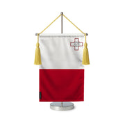 Fanion table drapeau malte en polyester