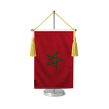 Fanion table drapeau maroc en polyester