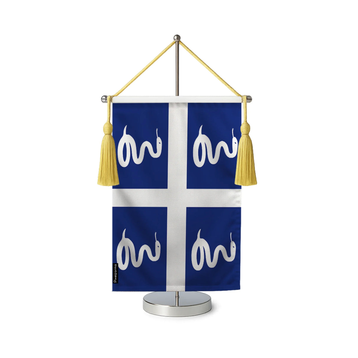 Fanion table drapeau martinique en polyester