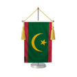 Fanion table drapeau mauritanie en polyester