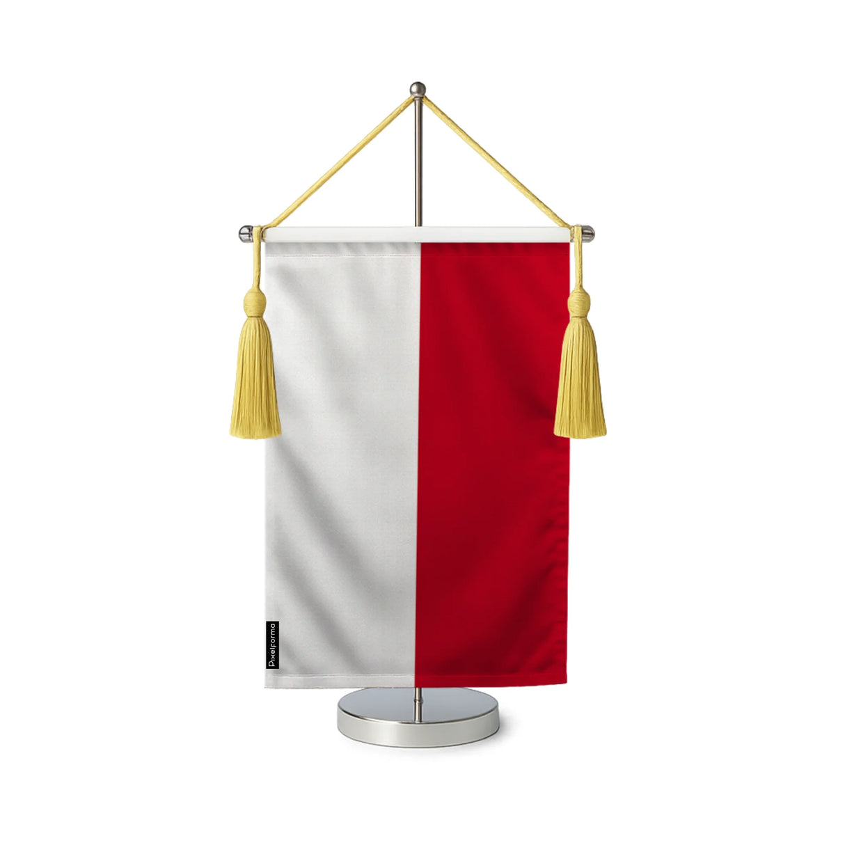 Fanion table drapeau monaco en polyester