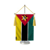 Fanion table drapeau mozambique en polyester