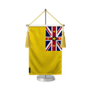 Fanion table drapeau niue en polyester