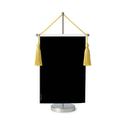Fanion table drapeau noir en polyester