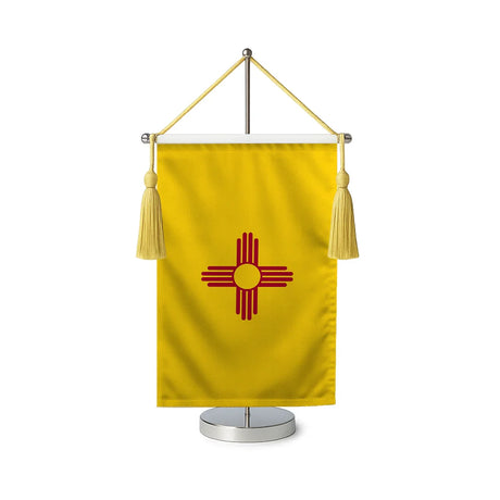 Fanion table drapeau nouveau-mexique en polyester