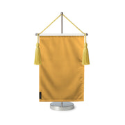 Fanion table drapeau orange clair en polyester