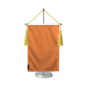 Fanion table drapeau orange en polyester
