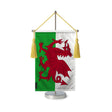 Fanion table drapeau pays de galles en polyester