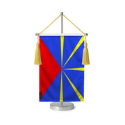 Fanion table drapeau réunion en polyester