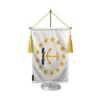 Fanion table drapeau rhode island en polyester
