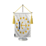 Fanion table drapeau rhode island en polyester