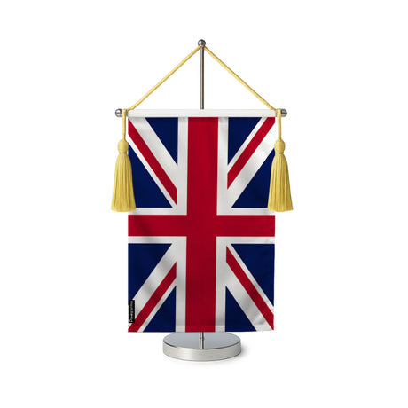 Fanion table drapeau royaume-uni en polyester