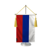 Fanion table drapeau russie en polyester