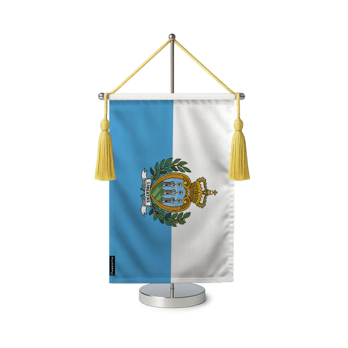 Fanion table drapeau saint-marin en polyester