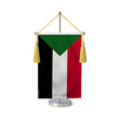 Fanion table drapeau soudan en polyester