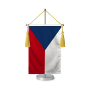 Fanion table drapeau tchéquie en polyester