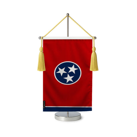 Fanion table drapeau tennessee en polyester
