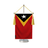 Fanion table drapeau timor oriental en polyester