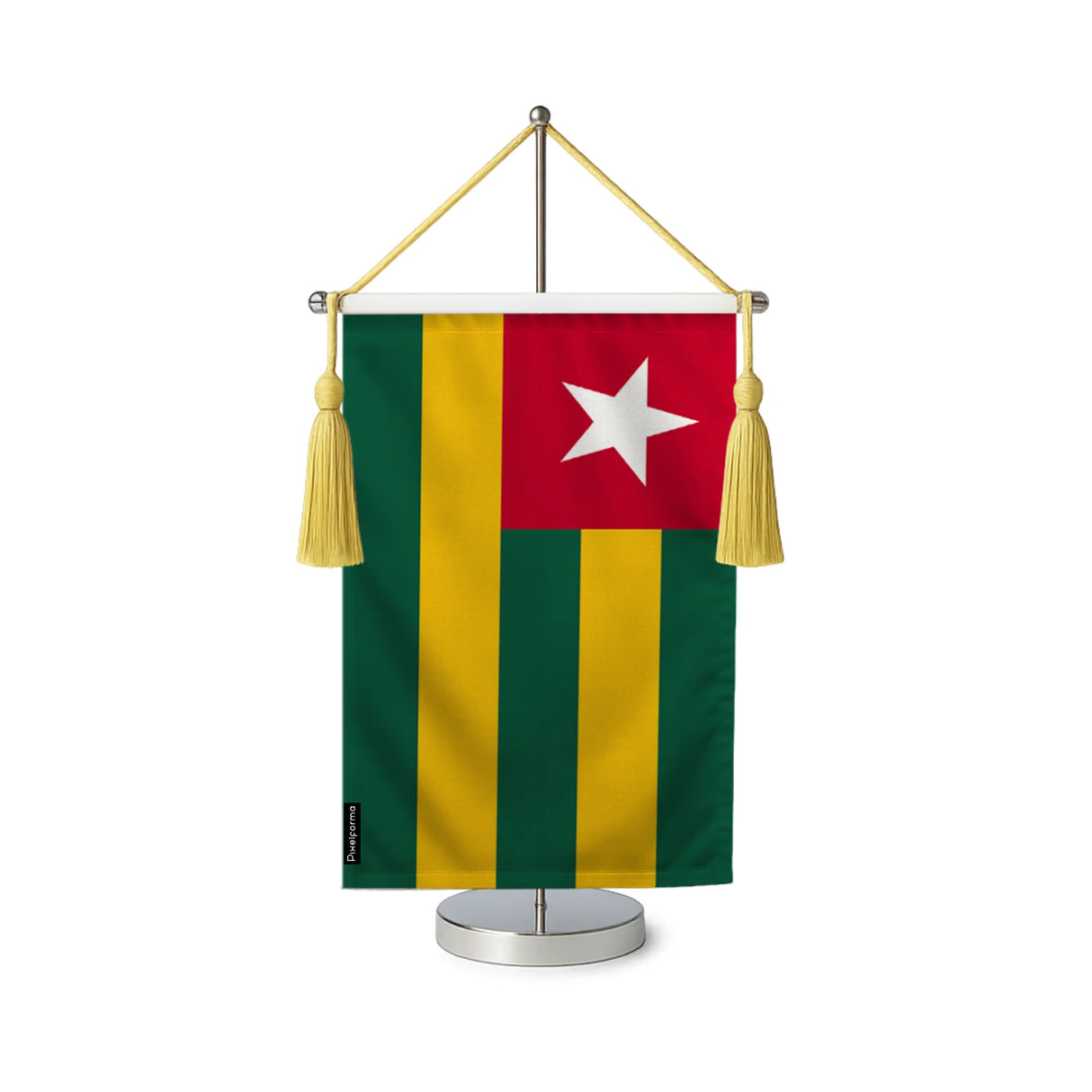 Fanion table drapeau togo en polyester