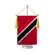 Fanion table drapeau trinité-et-tobago en polyester