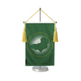 Fanion table drapeau union africaine en polyester