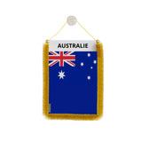 Fanion voiture australie en polyester à suspendre élégant