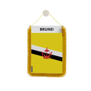 Fanion voiture brunei en polyester à suspendre élégant